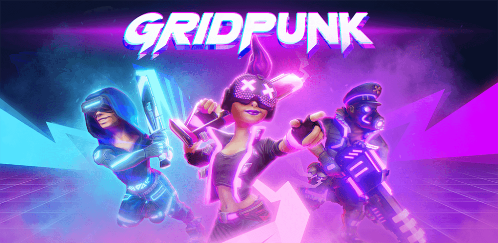 Gridpunk Battle Royale screenshot 1