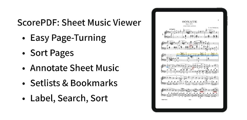 ScorePDF: Sheet Music Viewer screenshot 1