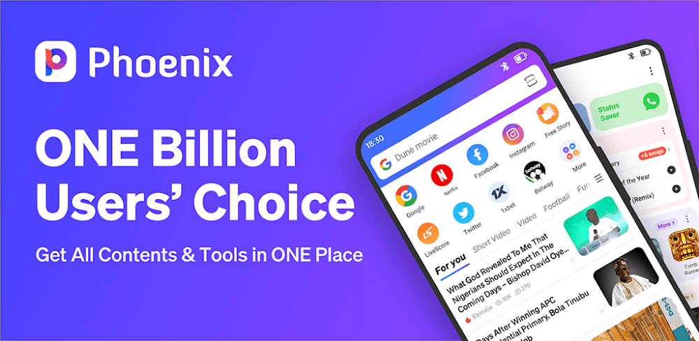 Phoenix Browser screenshot 1