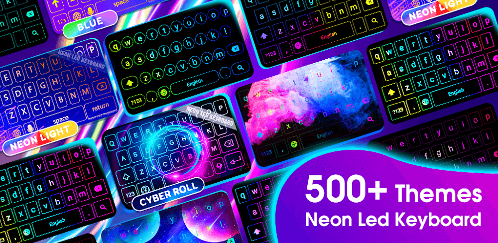 Neon LED Keyboard screenshot 1