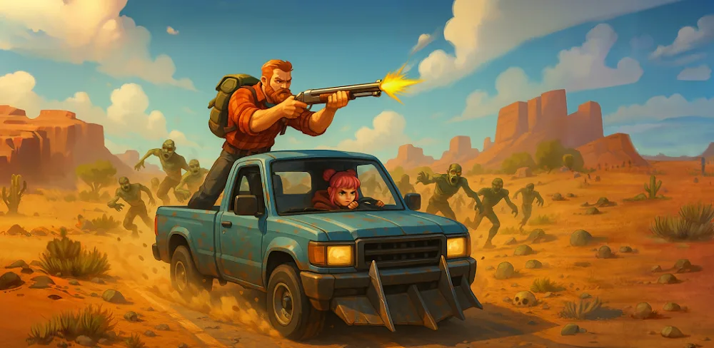 Dead Road: Zombie Highway screenshot 1