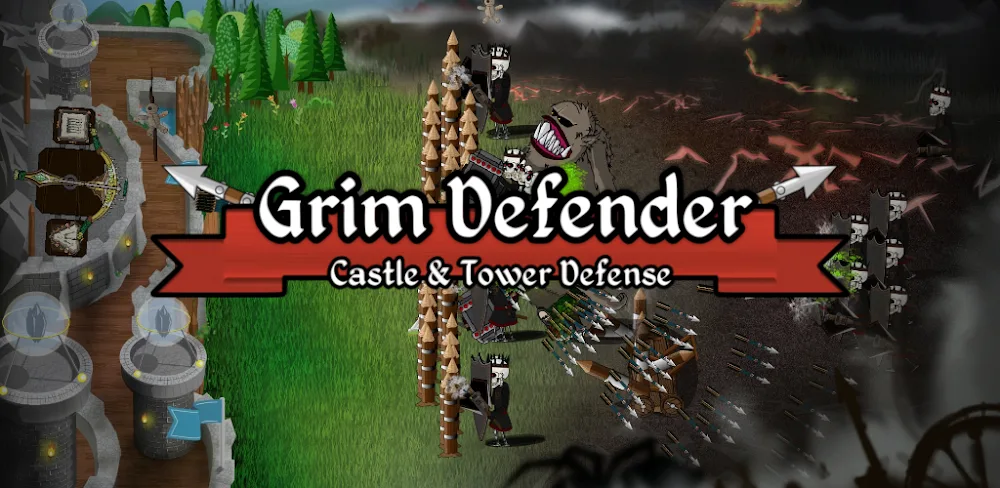 Grim Defender: Castle Defense screenshot 1
