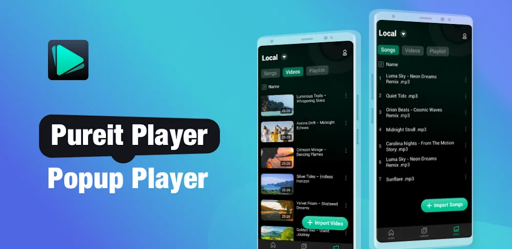 Pureit – Popup Player screenshot 1