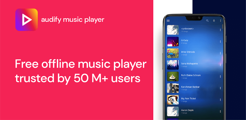 Audify Music Player screenshot 1
