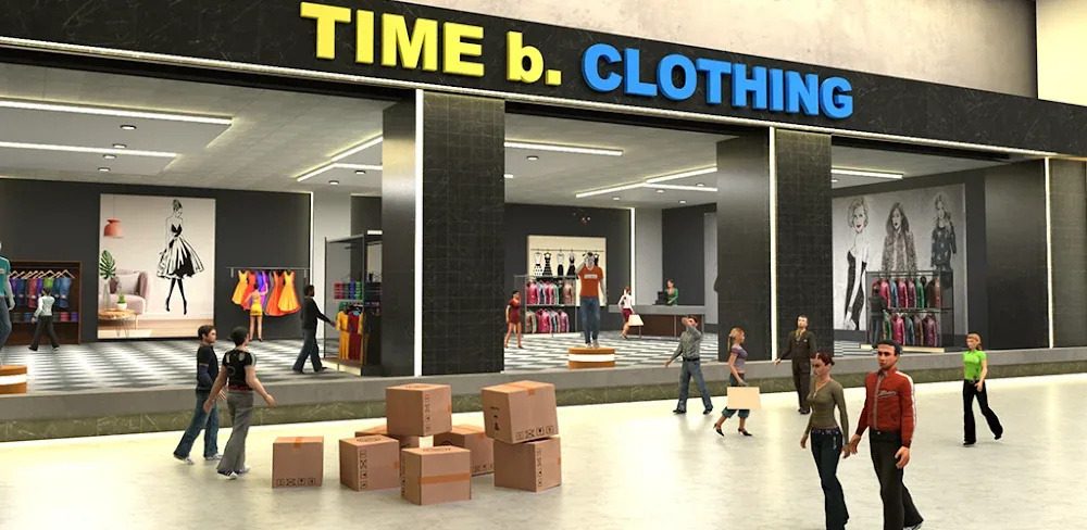 Mall & Fast Food Simulator 3D screenshot 1