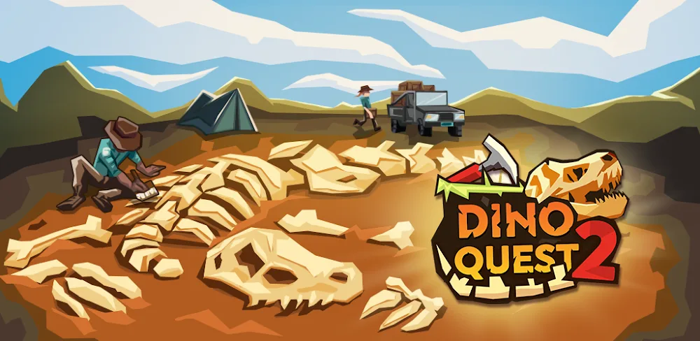 Dino Quest 2: Dinosaur Games screenshot 1