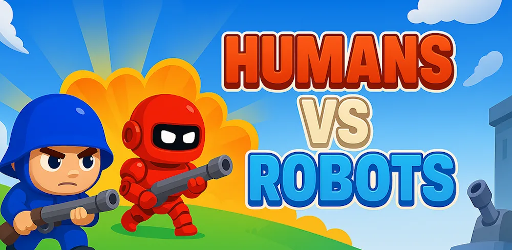 Human vs Robot: Tower war screenshot 1