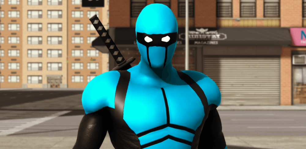 Blue Ninja: Superhero Game screenshot 1