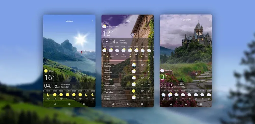 Weather Live Wallpapers MOD screenshot 1