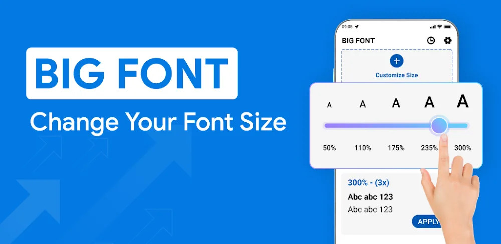Big Font: Change Font Size screenshot 1
