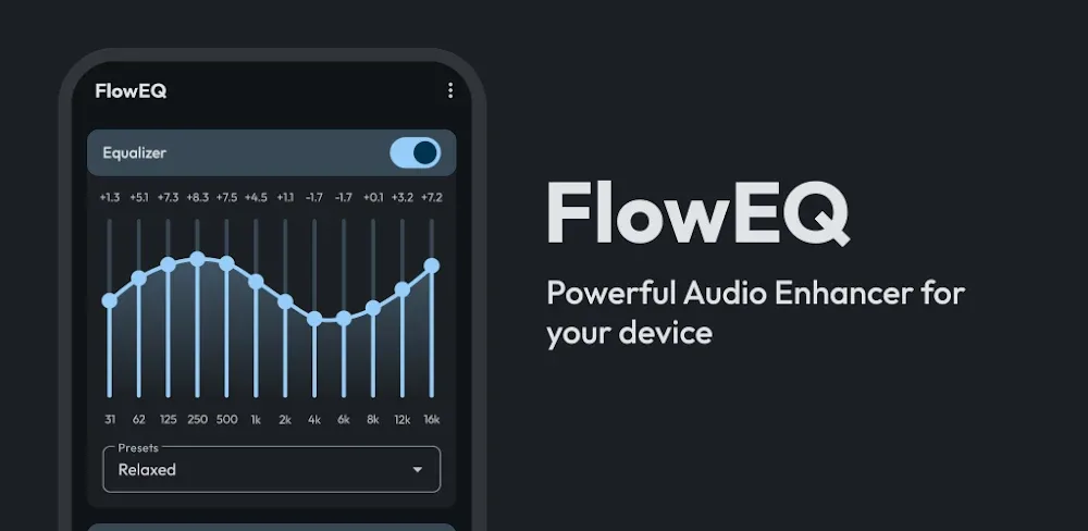 Flow Equalizer: Bass Booster screenshot 1