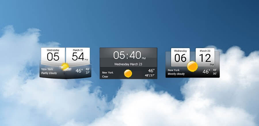 Digital Clock & World Weather screenshot 1
