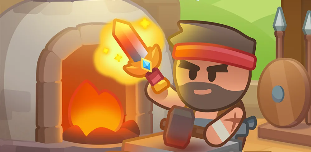 Idle Weapon Shop Tycoon screenshot 1