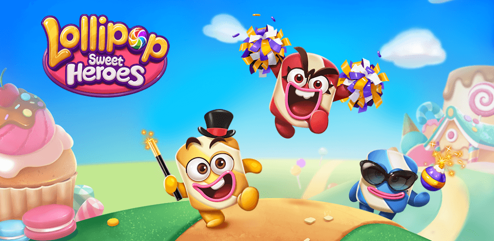 Lollipop Sweet Heroes screenshot 1