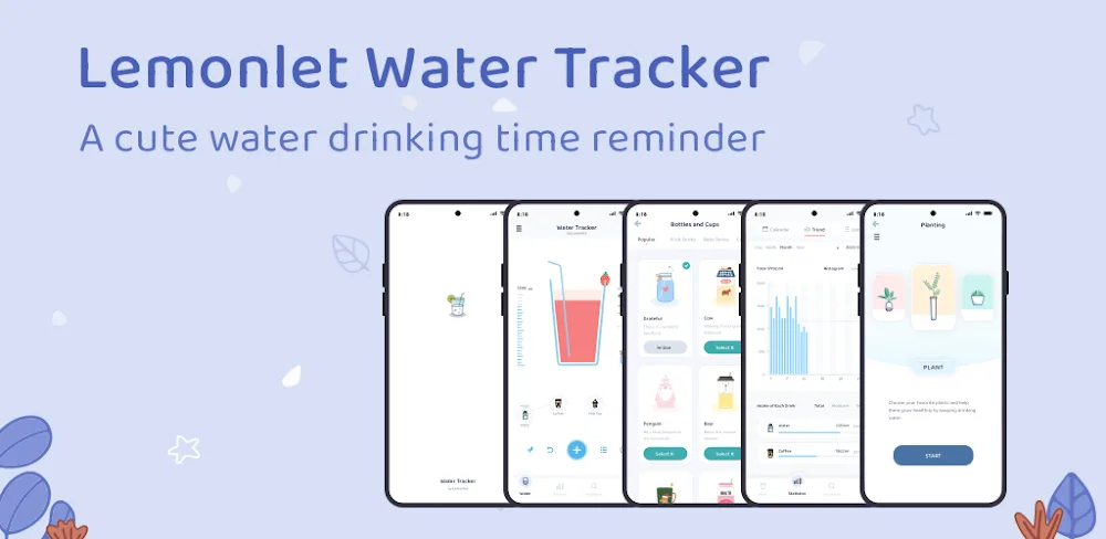 Lemonlet Water Tracker screenshot 1