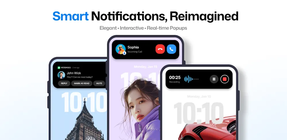 Dynamic Notch Notification Bar screenshot 1