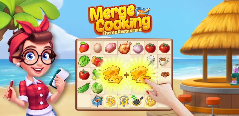 Merge Cooking: Theme Restaurant screenshot 1