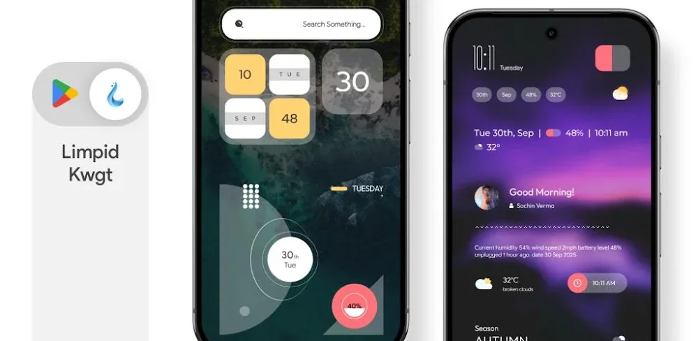 Limpid Kwgt screenshot 1