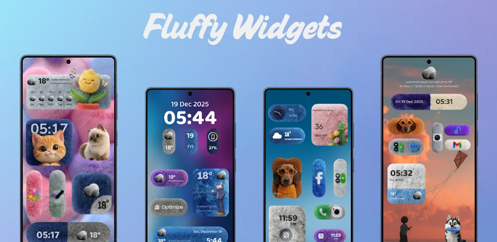 Fluffy Widgets screenshot 1