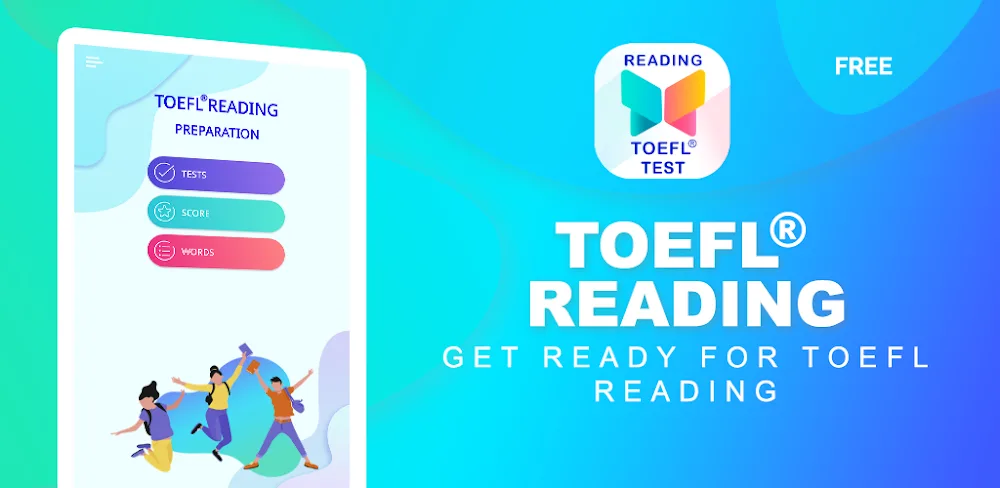 Reading – TOEFL Prep Tests (TOEFL Reading) screenshot 1