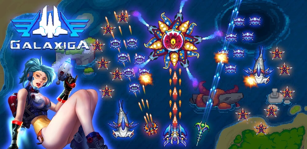 Galaxiga MOD screenshot 1