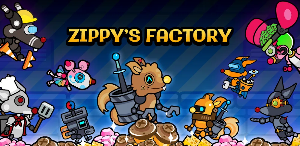 Zippy’s Factory &#8v2.4; Idle RPG screenshot 1