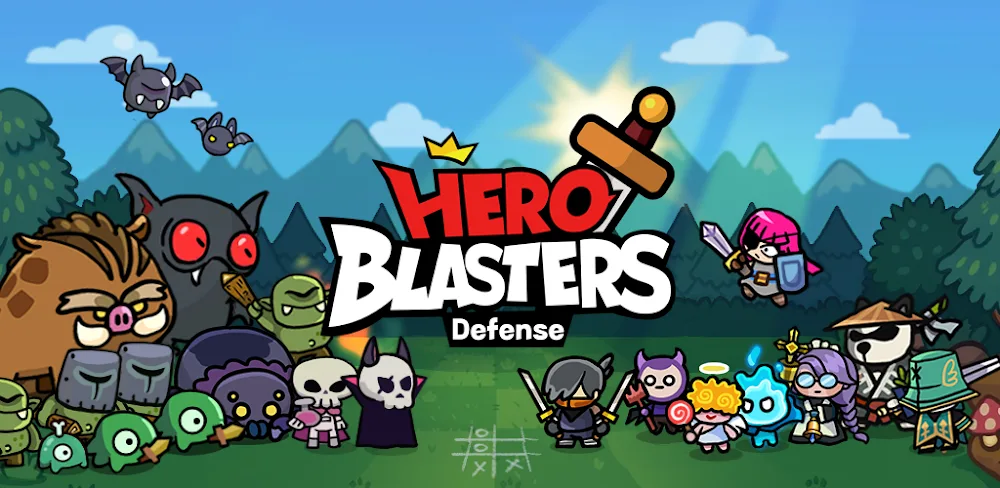 Hero Blasters: Defense screenshot 1