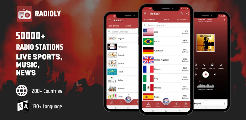 RadioLY (FM Radio: AM, FM, Local Radio) screenshot 1