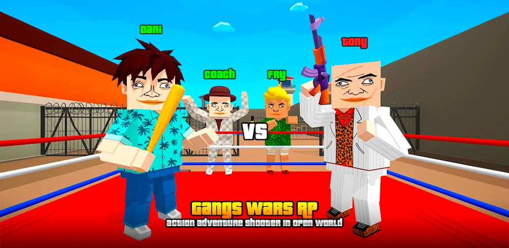 Gangs Wars: Pixel Shooter RP screenshot 1
