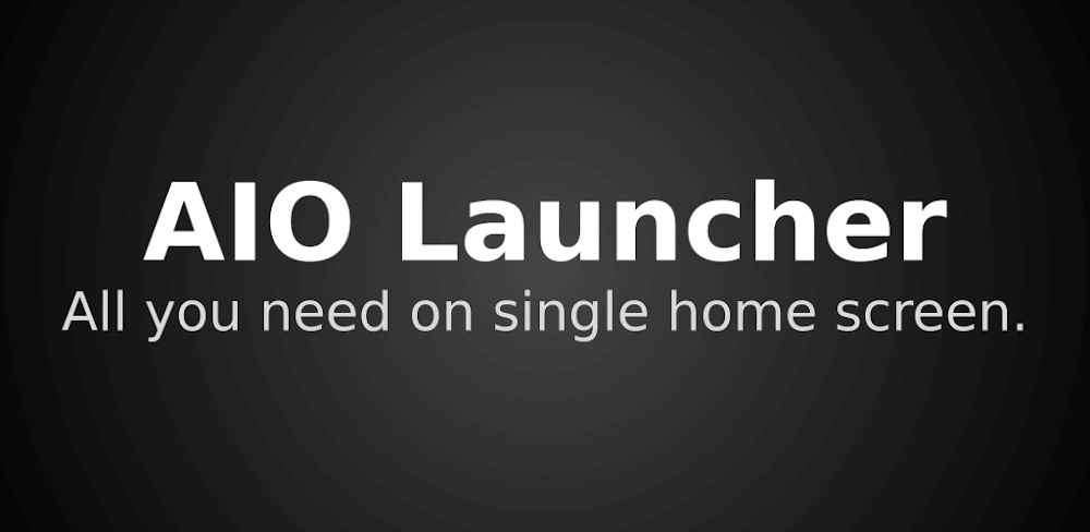 AIO Launcher screenshot 1