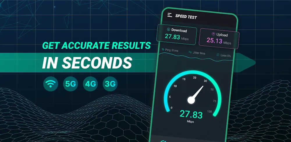 Speed Test 5G, Wifi – SpeedZen screenshot 1