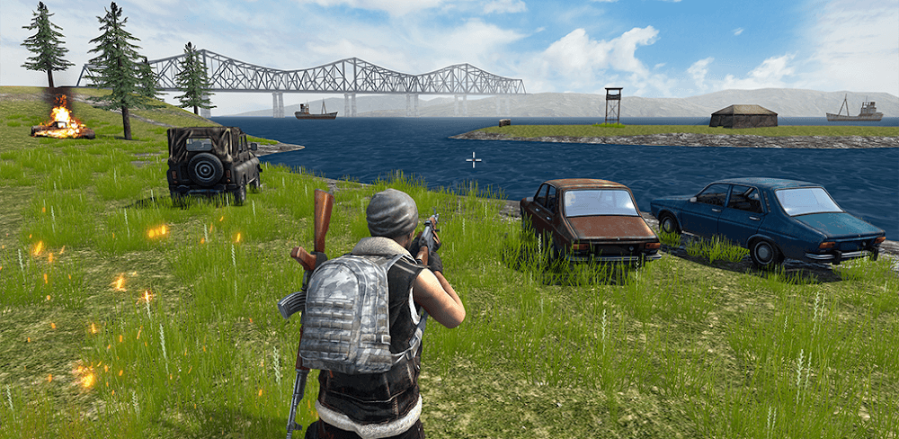 Battlestrike commando gun game screenshot 1