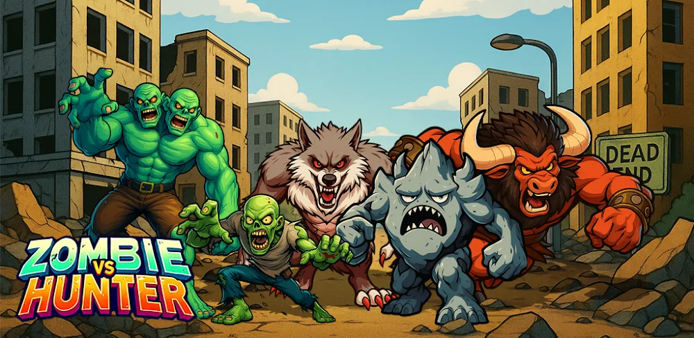 Zombie vs Hunter screenshot 1