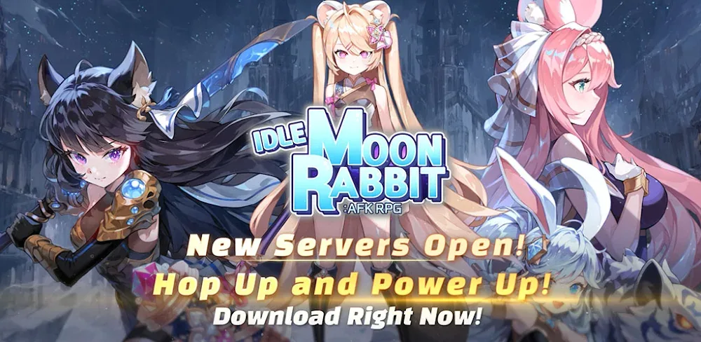 Idle Moon Rabbit: AFK RPG screenshot 1