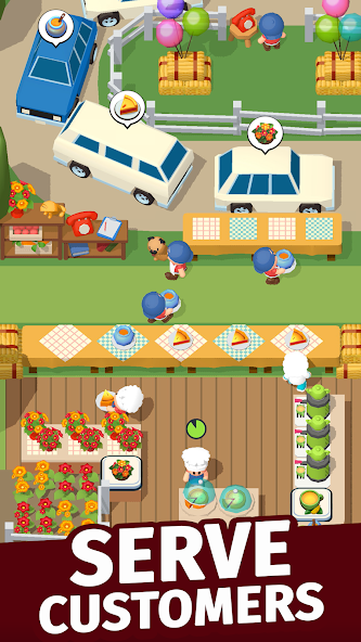 Foodventure Inc: Idle Tycoon Mod APK 1.0.9 [Unlimited money] screenshot 1