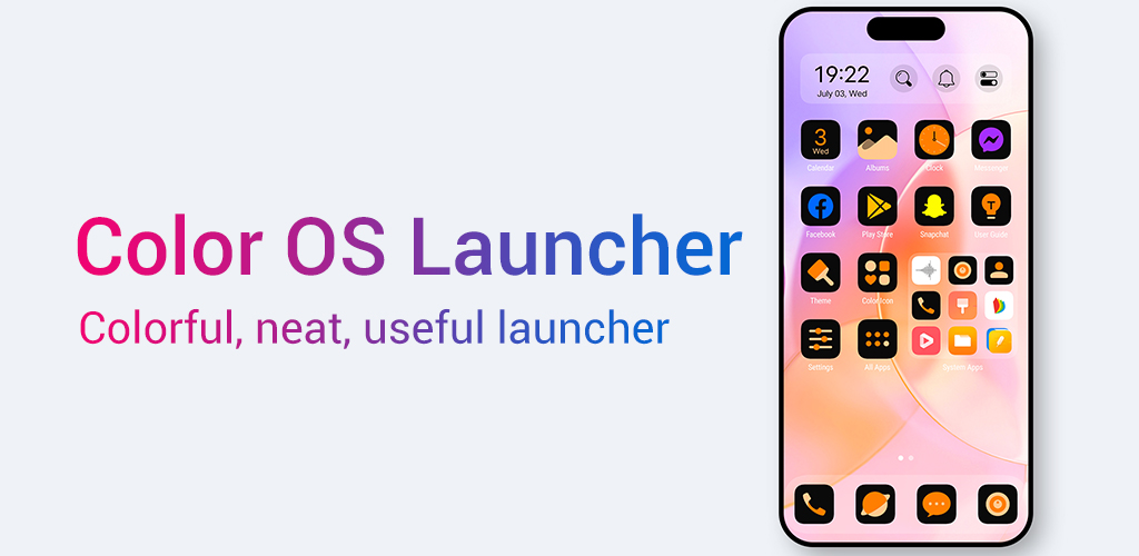 Colorful OS Launcher screenshot 1
