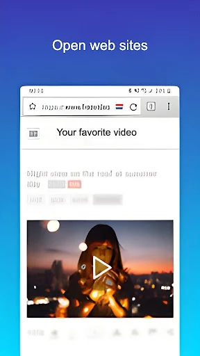 Unblock site VPN proxy browser MOD screenshot 1