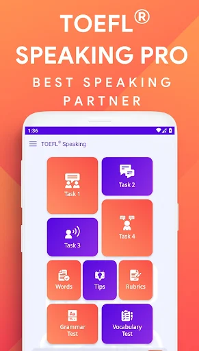 Speaking: TOEFL Speaking MOD screenshot 1