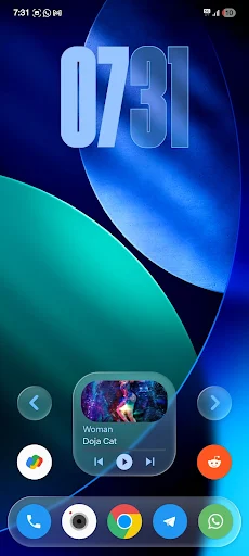 Liquid Glass for KLWP MOD screenshot 1