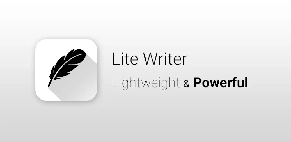Lite Writer: Writing/Note/Memo screenshot 1