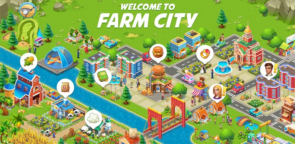 Farm City: Farming & City Building screenshot 1