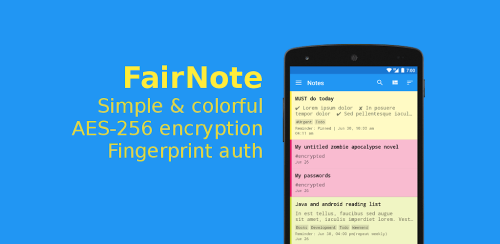 FairNote screenshot 1