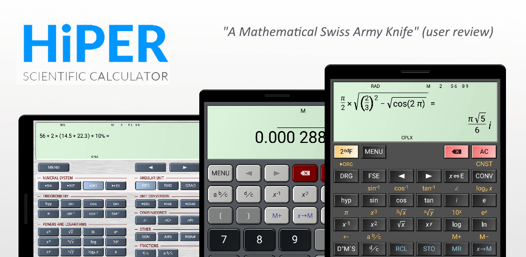 HiPER Calc Pro screenshot 1