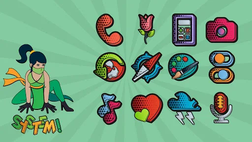 Comics Icon Pack screenshot 1