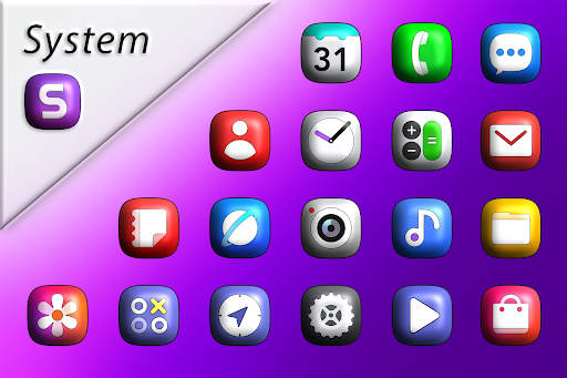 One UI 3D – Icon Pack screenshot 1