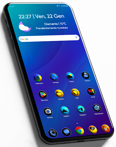 Pixly Fluo 3D – Icon Pack screenshot 1
