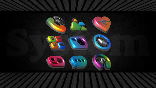 Auric Dark 3D Icon Pack screenshot 1
