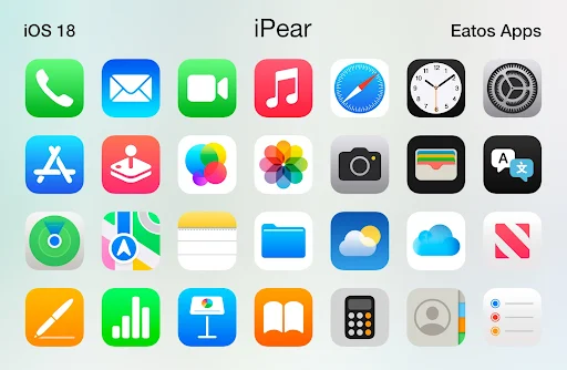 iPear 18 – Icon Pack screenshot 1