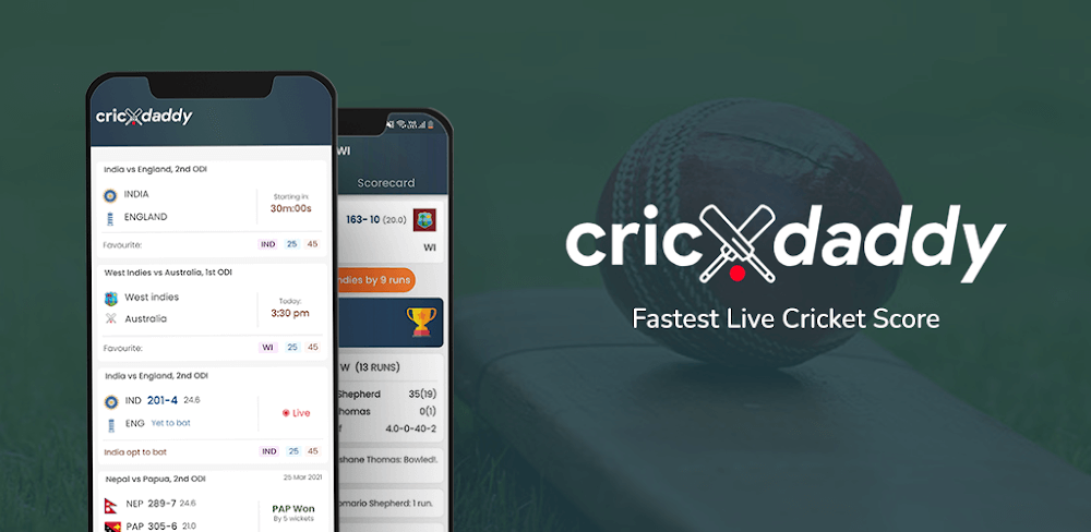 CricDaddy : Cricket Live Line screenshot 1