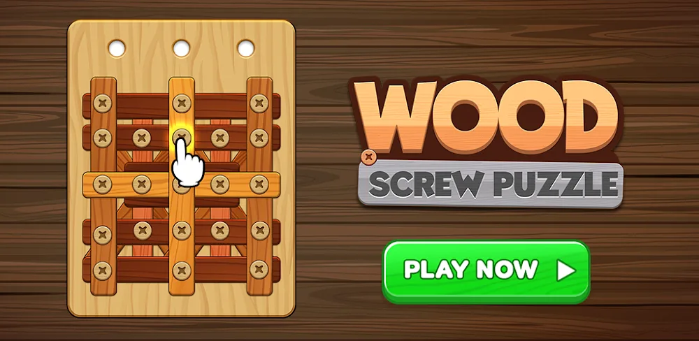 Wood Screw Puzzle screenshot 1